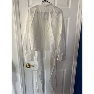 Plus white wrap around top NWT